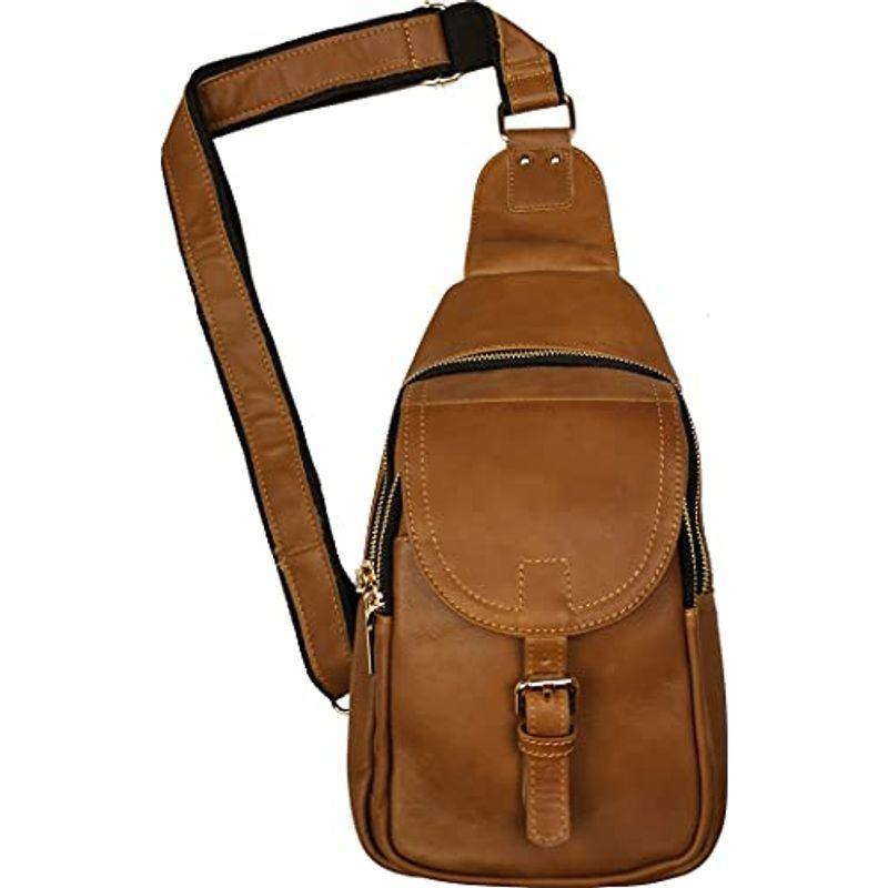 Fujimond ショルダーバッグ ボディバッグ 本革 メンズ ショルダーバッグ 斜め掛け 本革 鞄