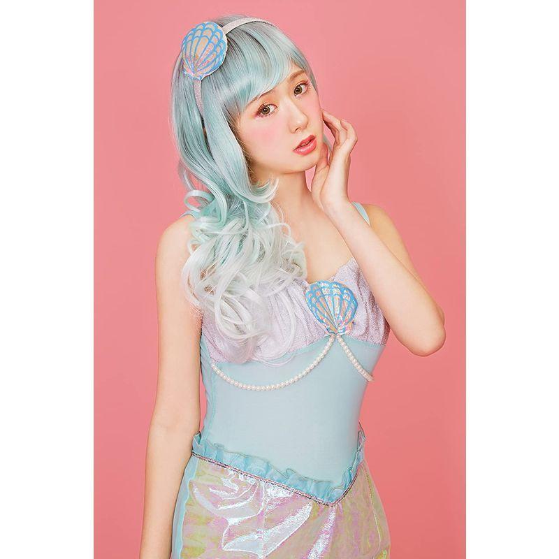 Party City Lunatic Lemony Lollipop コスプレ 水色 レディース 高品質の人気 Mermaid Princess