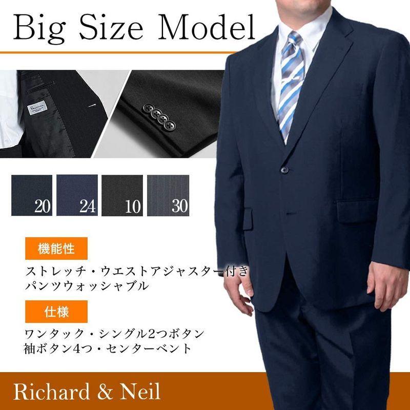 最安値挑戦 Richard Neil 大きいサイズ 3 ランキング Big 人気 定番 ウォッシャブル 洗える ストレッチ ビジネス スーツ メンズ その他スーツ フォーマル Binghamtonhots Com