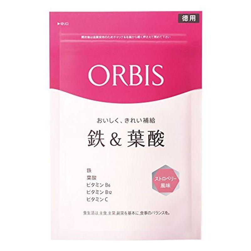 ORBIS オルビス 鉄amp;葉酸 ストロベリー風味 徳用 タブレットタイプ 75~150日分 素晴らしい品質