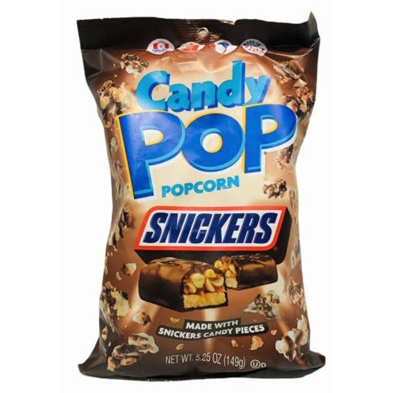 Snack Pop お買い得 Candy Popcorn Snickers 5.25 受賞店 oz