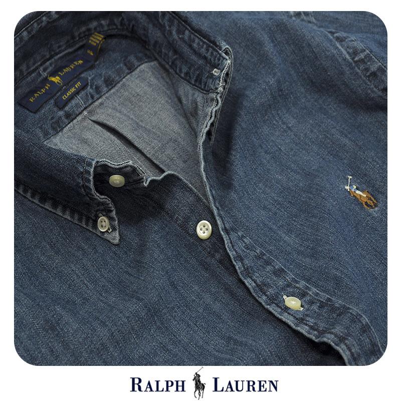 ラルフローレン デニムシャツ POLO Ralph Lauren ダンガリーシャツ 大きいサイズ XL XXL 送料無料  #710548537｜cheap-tock｜07