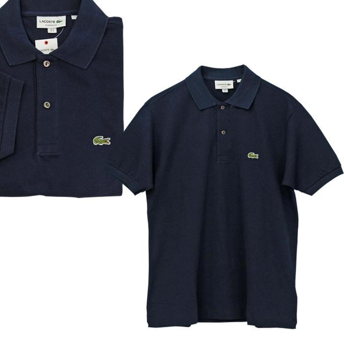 ★タグ付き新品★ LACOSTE ラコステ ポロシャツ ロゴ 半袖 鹿の子 楽天市場】ラコステ LACOSTE ポロシャツ メンズ 鹿の子 半袖ポロシャツ