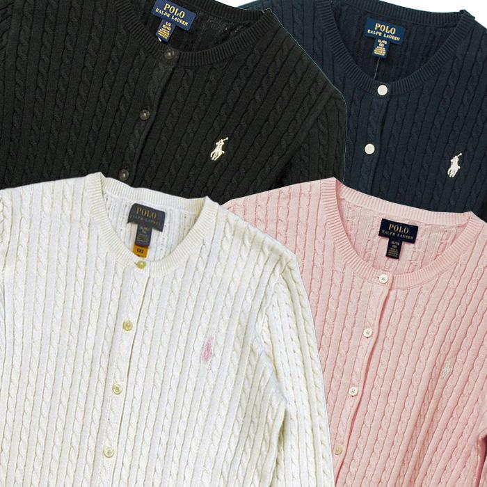 POLO RALPH LAUREN ラルフローレンガールズ コットンケーブルカーディガン レディース ジュニア #313543047｜cheap-tock｜09