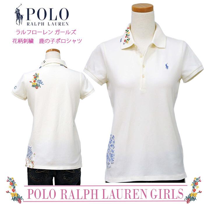 POLO RALPH LAUREN ラルフローレン ガールズ 鹿の子ポロシャツ POLO RALPH LAUREN ラルフローレン ガールズ 鹿の子ポロシャツ