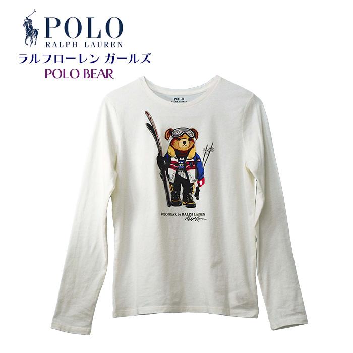 POLO RALPH LAUREN ラルフローレン ガールズ ポロベアー 長袖T POLO RALPH LAUREN ラルフローレン ガールズ ポロベアー 長袖T