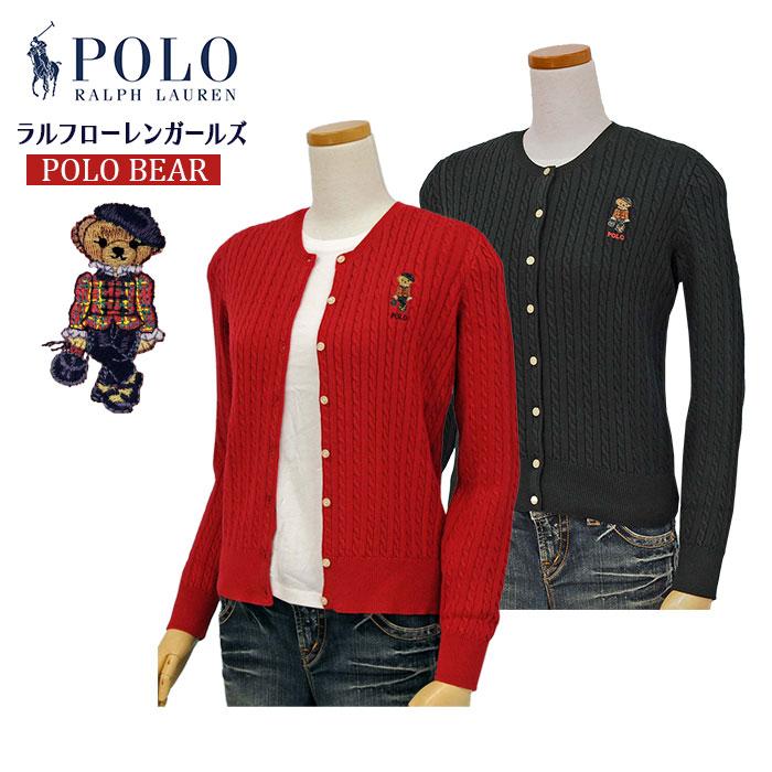 POLO RALPH LAUREN POLO BEAR ラルフローレンガールズ コットンケーブルカーディガン ポロベアー #313919829 :  313919829 : ポロ.Tシャツの店チープトック - 通販 - Yahoo!ショッピング