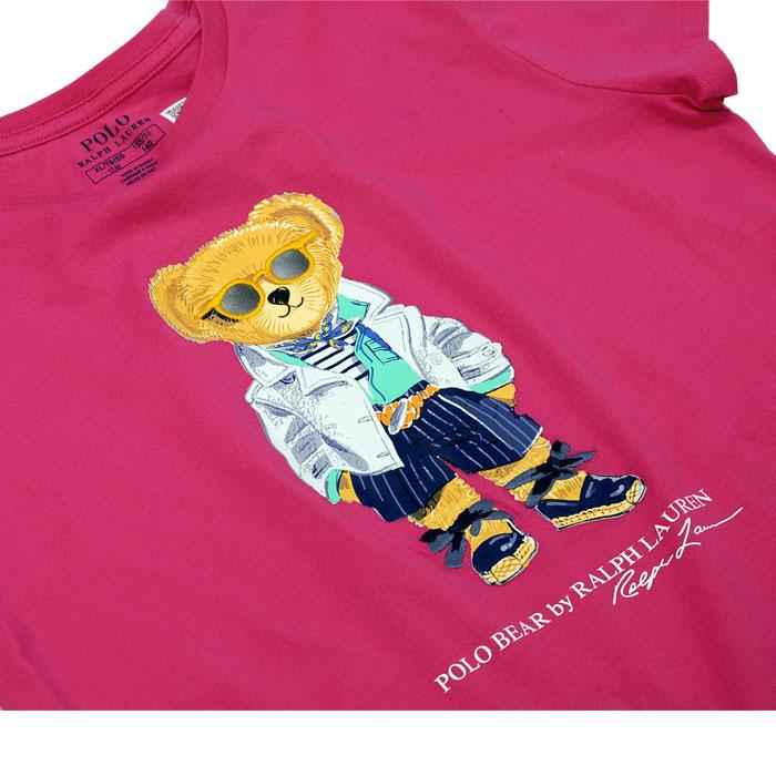 RALPH LAUREN ラルフローレンガールズ  POLO BEAR  ポロベアー クマ 半袖Tシャツ 半T  #313929931｜cheap-tock｜06