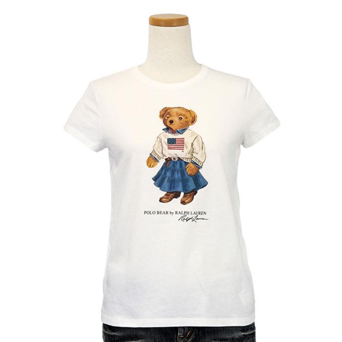 POLO RALPH LAUREN ポロ ラルフローレンガールズ  POLO BEAR  ポロベアー キャップスリーブ 半袖Tシャツ  クマ    #313a98403の画像