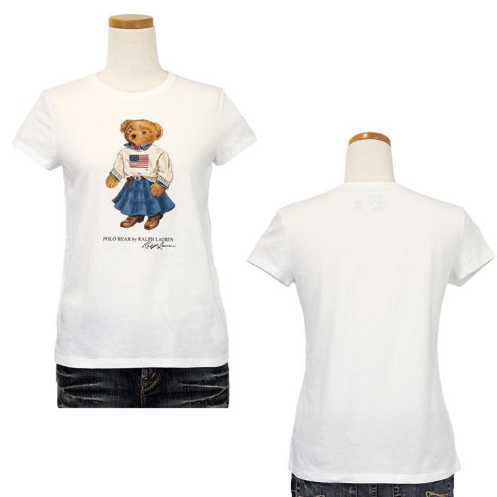 POLO RALPH LAUREN ポロ ラルフローレンガールズ  POLO BEAR  ポロベアー キャップスリーブ 半袖Tシャツ  クマ    #313a98403の画像