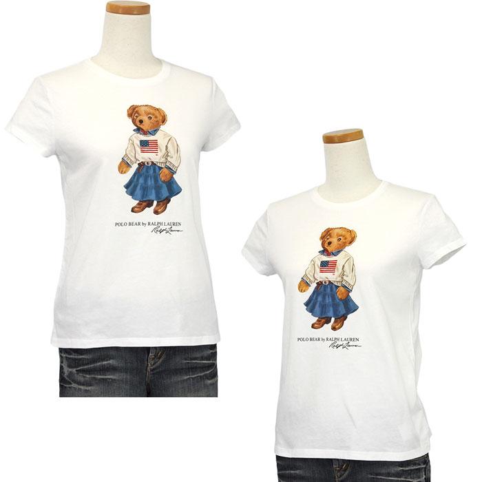 POLO RALPH LAUREN ポロ ラルフローレンガールズ  POLO BEAR  ポロベアー キャップスリーブ 半袖Tシャツ  クマ    #313a98403の画像