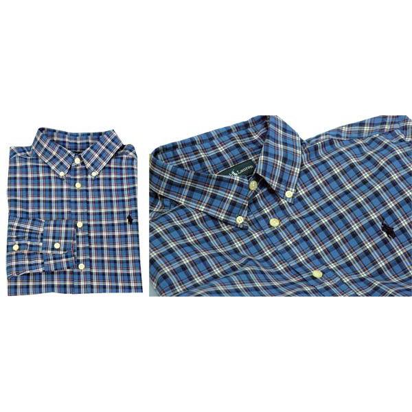 ポロラルフローレン　ボーイズ　L/G 綿薄手　チェック長袖シャツ cocochiya_rl-boys-bd-shirt