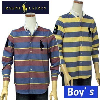 Polo by Ralph Lauren ラルフローレン 長袖ボーダーポロシャツ POLO ラルフローレンボーダーラガーシャツ送料無料 長袖 ポロ、ラガ
