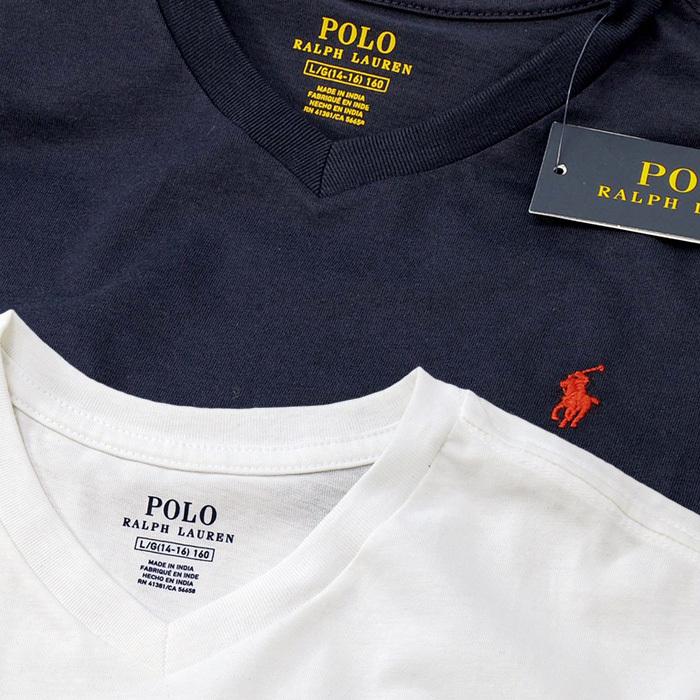 POLO  Ralph Lauren ラルフローレン ボーイズ  Ｔシャツ 半袖  Ｖネック ワンポイント メンズ レディース メール便OK  323832906｜cheap-tock｜14