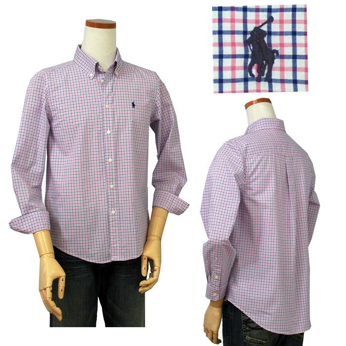 【新品未使用】POLO RALPH LAUREN ボタンダウンシャツ パープル 楽天市場】ポロ ラルフローレン イージーケア ボタンダウン チェック