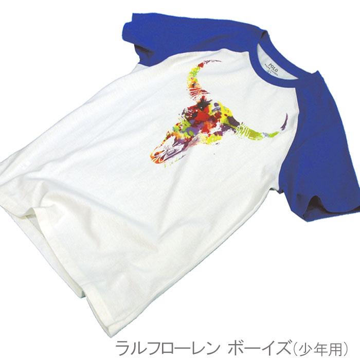 ポロラルフローレンTシャツ コットン ジャージー クルーネック Tシャツ
