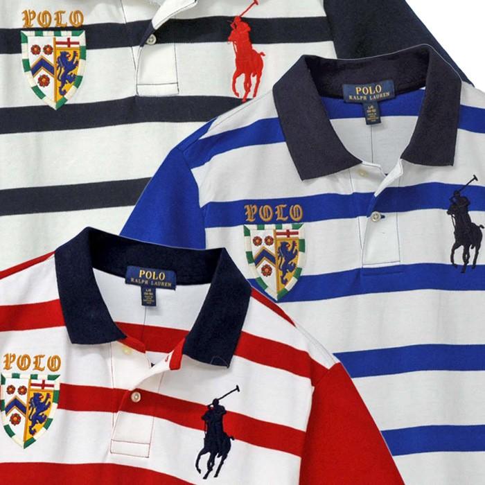 ポロ ラルフローレン ボーイズ POLO  Ralph Lauren 半袖ポロシャツ  ボーダー ビッグポニー  #323737849｜cheap-tock｜05