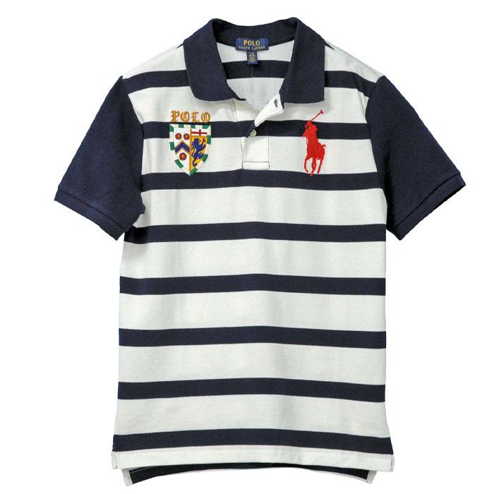 ポロ ラルフローレン ボーイズ POLO  Ralph Lauren 半袖ポロシャツ  ボーダー ビッグポニー  #323737849｜cheap-tock｜10