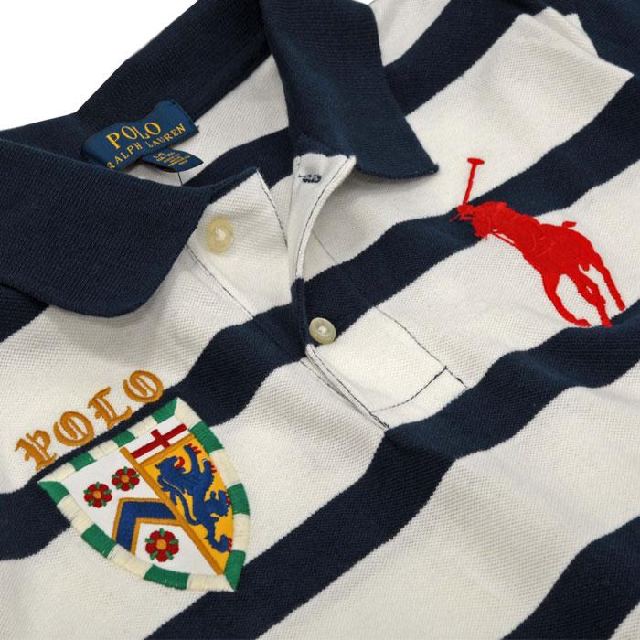 ポロ ラルフローレン ボーイズ POLO  Ralph Lauren 半袖ポロシャツ  ボーダー ビッグポニー  #323737849｜cheap-tock｜12