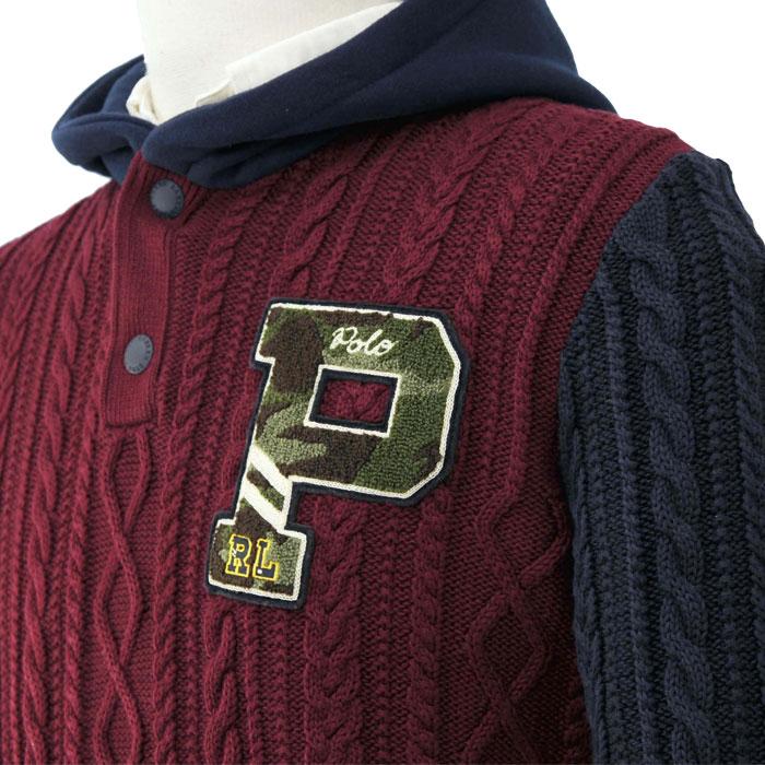 ラルフローレン　POLO フード付き　セーター　ニット POLO RALPH LAUREN（ポロ・ラルフローレン） ポロ ラルフローレン