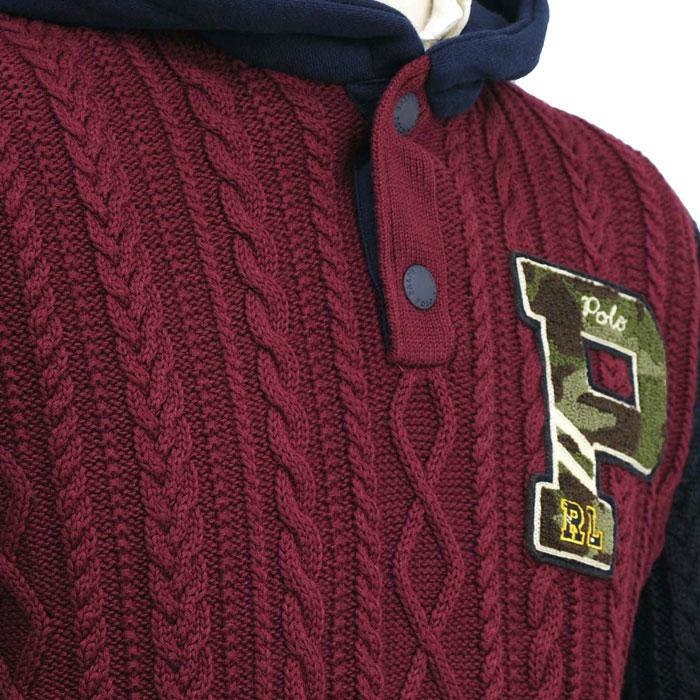 ラルフローレン　POLO フード付き　セーター　ニット POLO RALPH LAUREN（ポロ・ラルフローレン） ポロ ラルフローレン