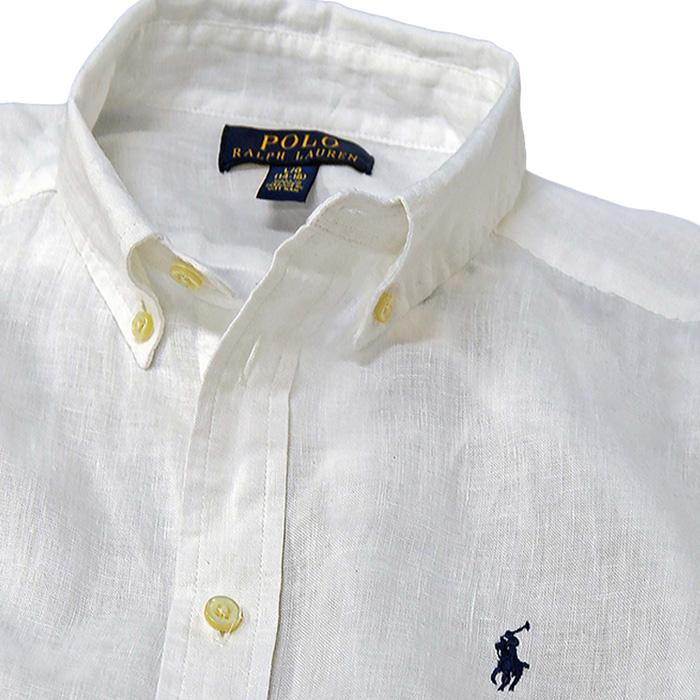 POLO Ralph Lauren ラルフローレンボーイズ  長袖 リネン ボタンダウンシャツ 長袖シャツ  #323865270｜cheap-tock｜09