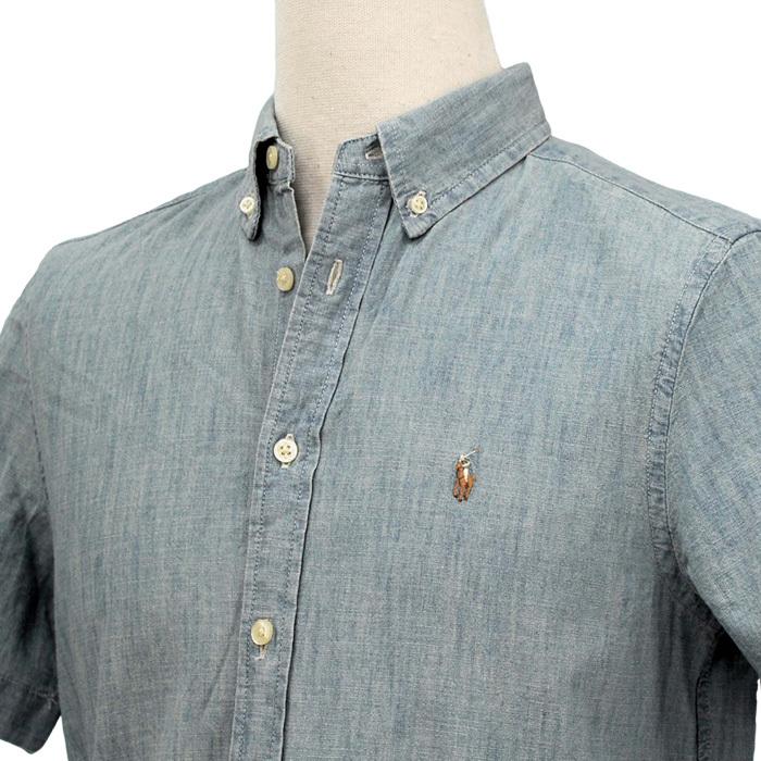 ポロラルフローレン 半袖シャンブレーシャツ　デニム POLO RALPH POLO RALPH LAUREN（ポロ・ラルフローレン） ラルフローレン ボーイズ