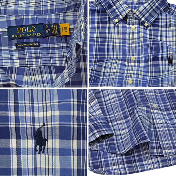 POLO Ralph Lauren ラルフローレン 長袖シャツ マルチチェック ストレッチ ボタンダウンシャツ ラルフローレンボーイズ  #323878872｜cheap-tock｜07