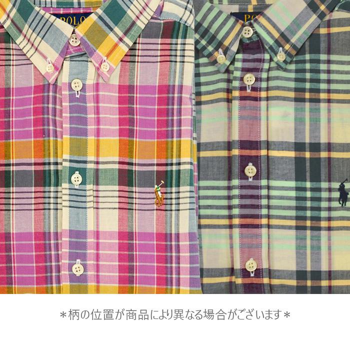 POLO Ralph Lauren ラルフローレンボーイズ 半袖シャツ マドラスチェックシャツ #323905295｜cheap-tock｜06