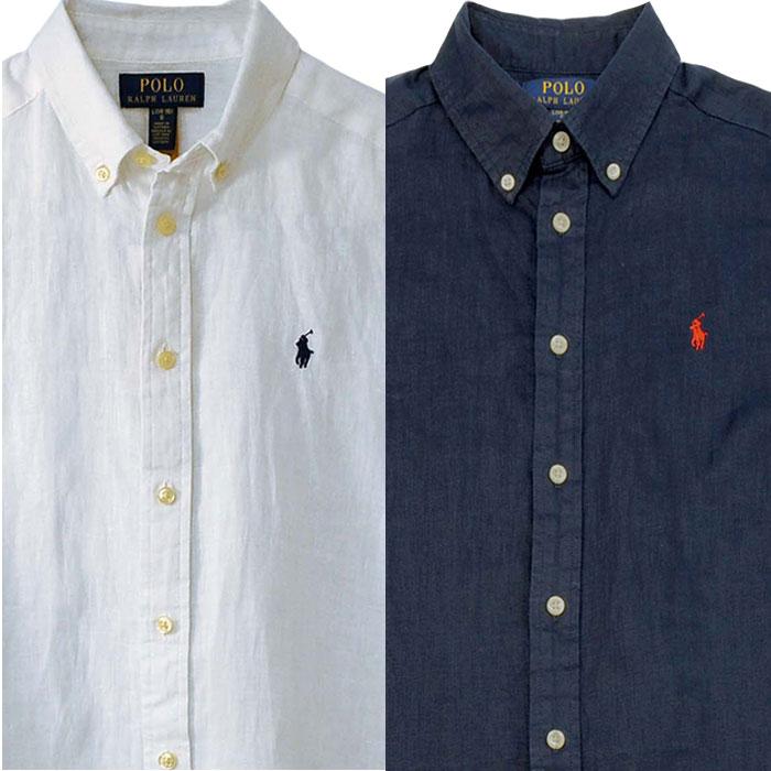 POLO Ralph Lauren ラルフローレンボーイズ 半袖シャツ 麻 リネン ボタンダウン #323913601｜cheap-tock｜05