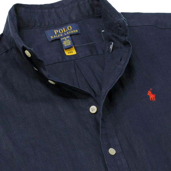 POLO Ralph Lauren ラルフローレンボーイズ 半袖シャツ 麻 リネン ボタンダウン #323913601｜cheap-tock｜11