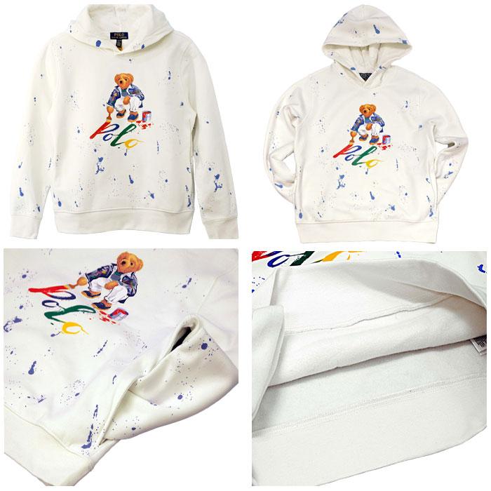 POLO Ralph Lauren ラルフローレン ボーイズ  ポロベアー ペイントベア 裏起毛パーカー polobear フード #323925582｜cheap-tock｜07