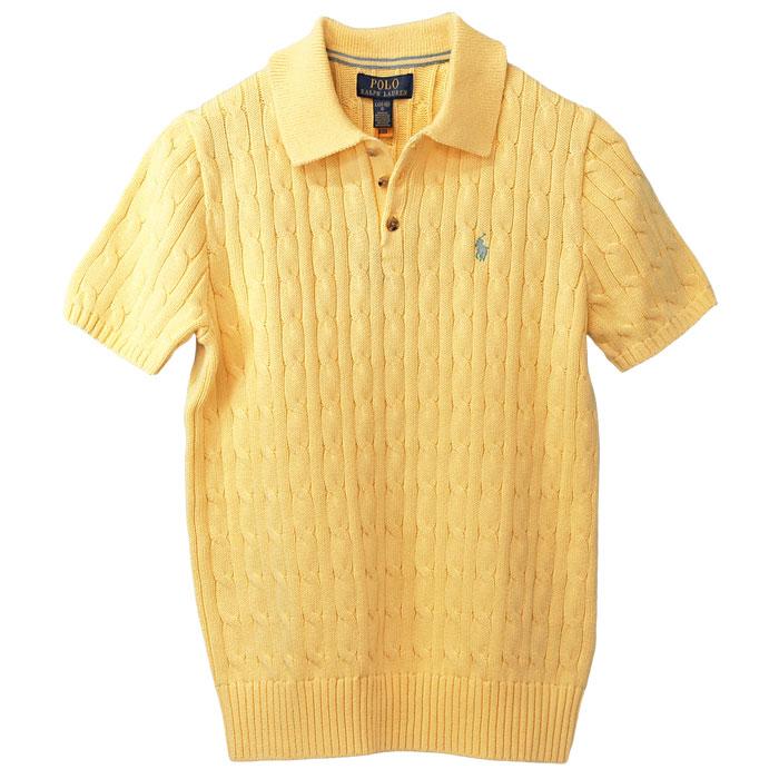 LAUREN RALPH 【ひまわり】POLO コットンセーター RALPH （ニット・セーター）｜POLO セーター コットン ケーブルニット トップス