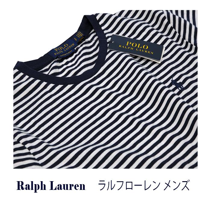 ラルフローレン Tシャツ  POLO Ralph Lauren ボーダー メンズ 半袖Tシャツ カスタムスリムフィット 春夏 #710671463｜cheap-tock｜07