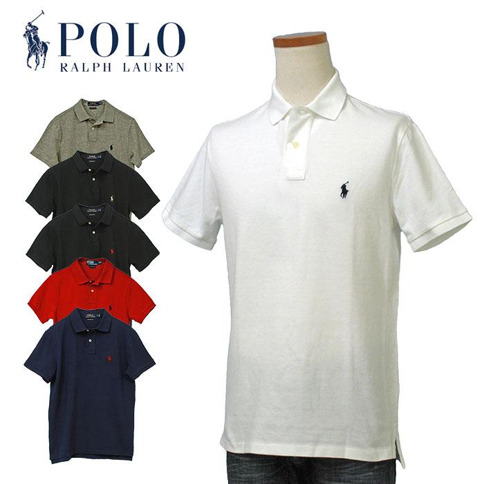 Polo Ralph Lauren  ラルフローレン メンズ ポロシャツ 半袖 鹿の子 カスタムスリムフィット #710782592　#710666998｜cheap-tock