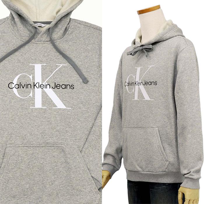 大きいサイズ メンズ   カルヴァンクライン ロゴプリント プルオーバー パーカー USA直輸入 40gc201 ck Calvin Klein Calvin Klein Jeans カルバンクライン メンズ