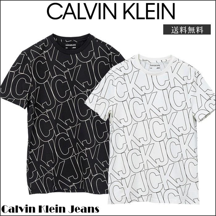 カルバンクライン Calvin Klein Jeans 半袖Tシャツ CKロゴプリント Tシャツ CK総柄 送料無料 #41vm821  :ck-41vm821:ポロ.Tシャツの店チープトック - 通販 - Yahoo!ショッピング