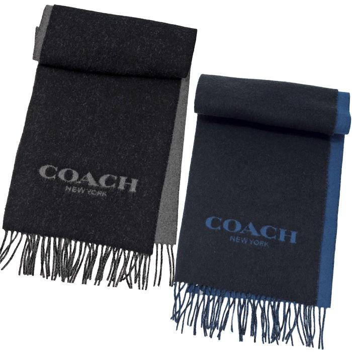 COACH コーチ マフラー カシミヤ混 ロゴマフラー #76053 : coach-76053