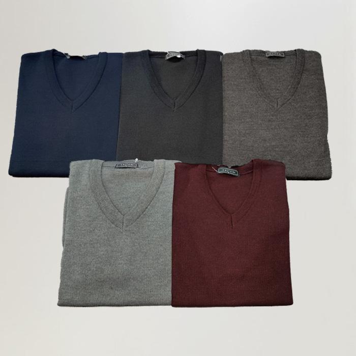 爆買 Vネックセーター ビジネス スクール 日本製 ウール混