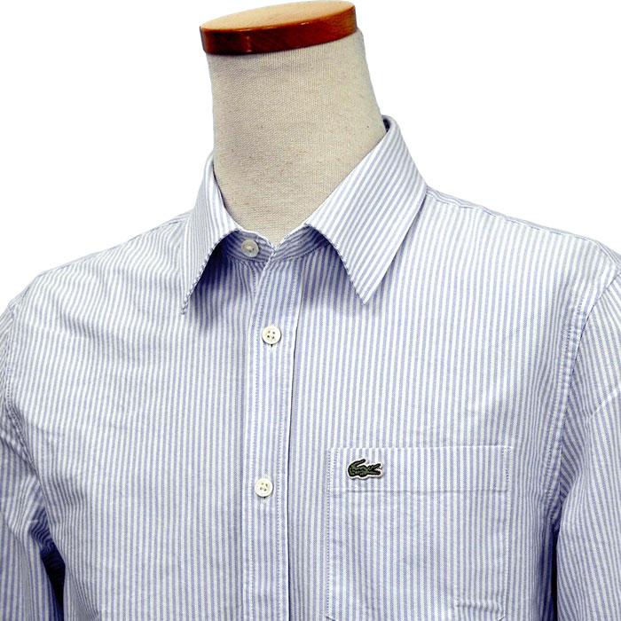 LACOSTE（ラコステ） ラコステメンズ ポケット付 ストライプ 長袖