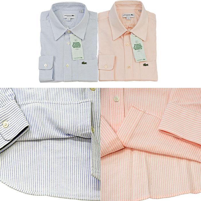 LACOSTE（ラコステ） ラコステメンズ ポケット付 ストライプ 長袖