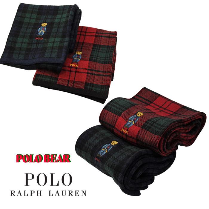 ポロベアー ラルフローレン マフラー タータンチェック POLO Ralph 