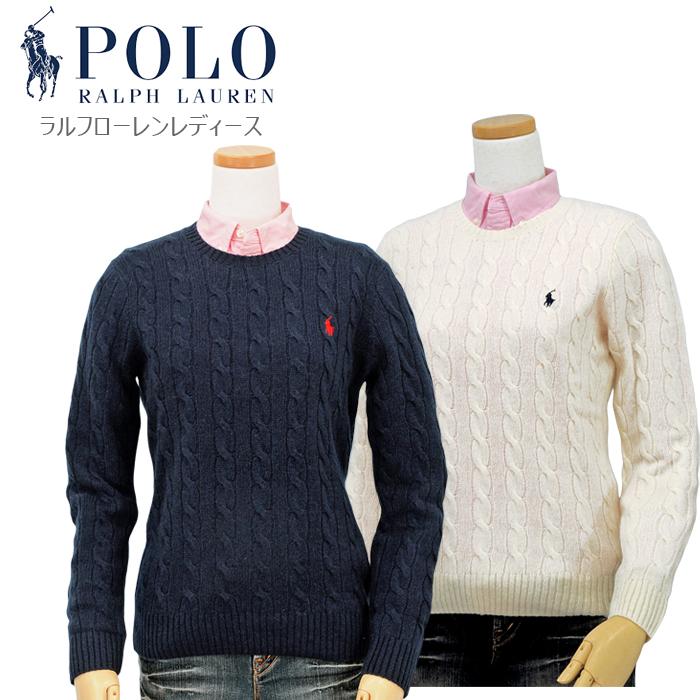 POLO RALPH LAUREN（ポロ・ラルフローレン） 爆買 カシミヤ混 ケーブル