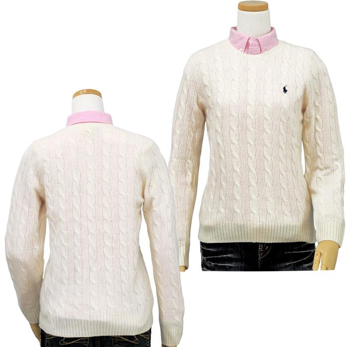 POLO RALPH LAUREN（ポロ・ラルフローレン） 爆買 カシミヤ混 ケーブル