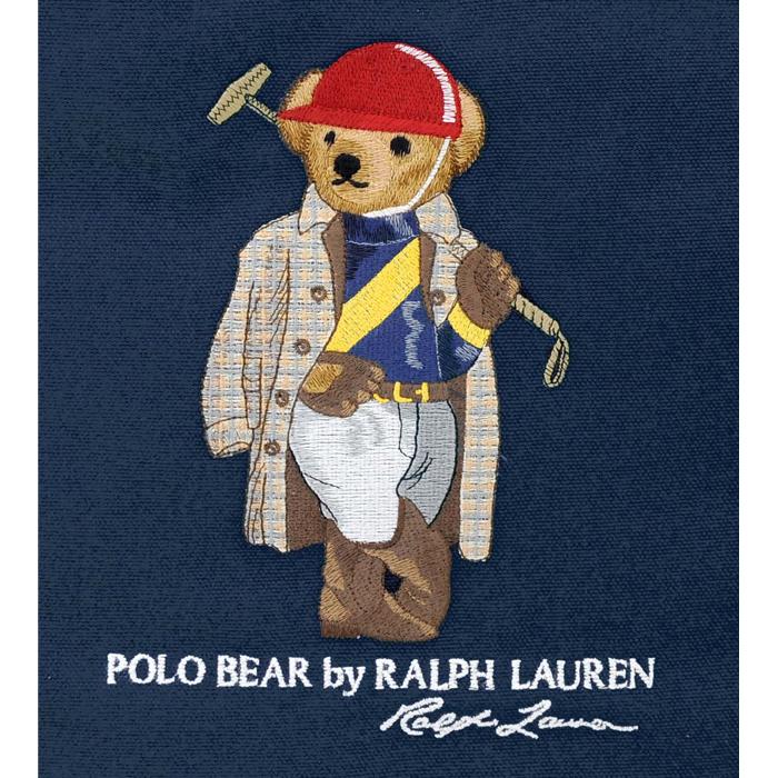 ポロ ラルフローレン トートバッグ ショルダー付き POLO Ralph Lauren ポロベアー  男女兼用 ２ウェイ  #405p08098の画像