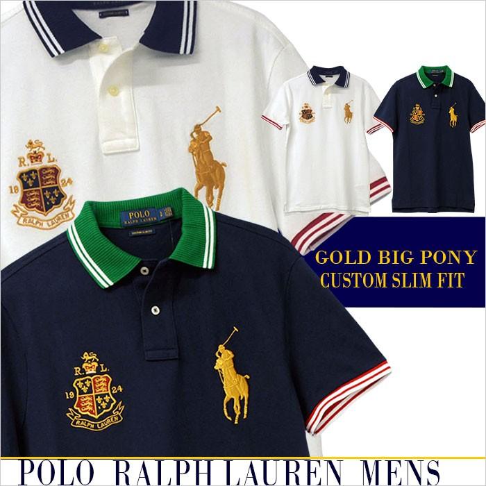 ポロ ラルフローレン POLO Ralph Lauren  ビッグポニー 半袖 鹿の子 ポロシャツ メンズ  大きいサイズ  XL    #710740868｜cheap-tock