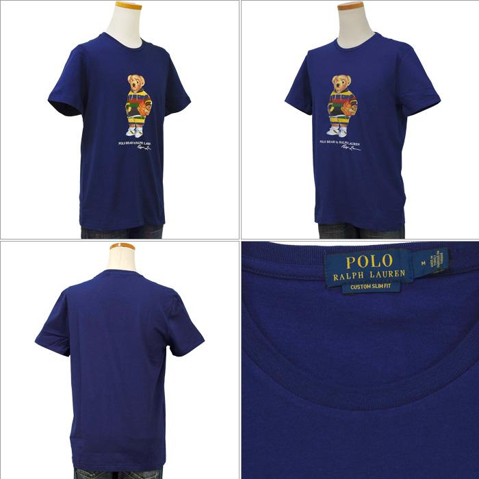 ラルフローレンメンズ POLO Ralph Lauren ポロベアー半袖Tシャツ カスタムスリム POLO BEAR クマ #710853310｜cheap-tock｜06