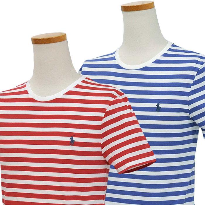 ラルフローレンメンズ POLO Ralph Lauren 半袖Tシャツ マリンボーダー カスタムスリムフィット  送料無料   #710857238｜cheap-tock｜04