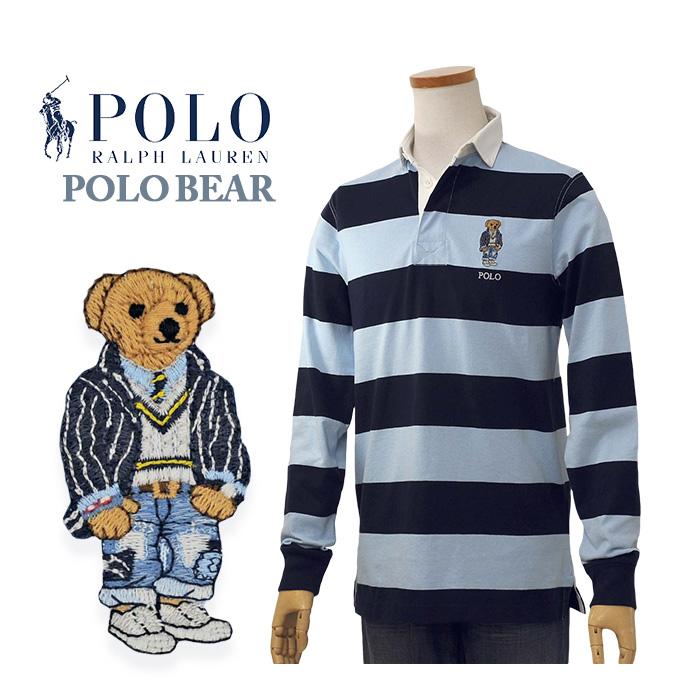 POLO Ralph Laure ラルフローレン メンズ ポロベアー ボーダーラガー