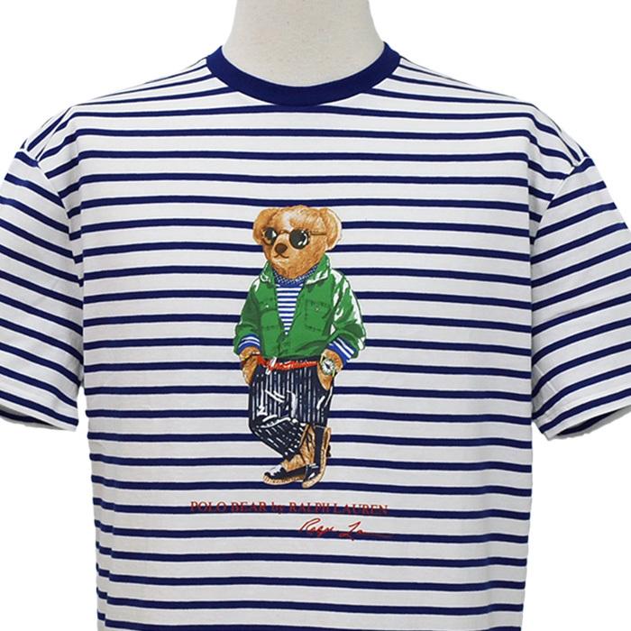 ラルフローレン Tシャツ ポロベアー POLO Ralph Lauren POLOBEAR ボーダー 半袖Tシャツ メンズ クルーネック 丸首  #710863101